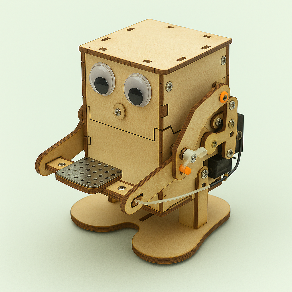 DIY Coin-Eating Robot Kit – Interactive STEM Project for Kids