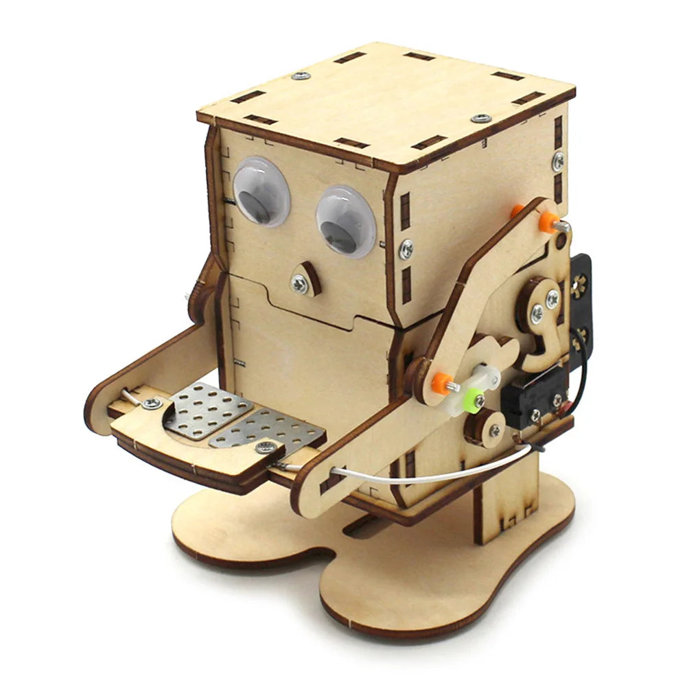 DIY Coin-Eating Robot Kit – Interactive STEM Project for Kids
