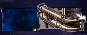 Electric Marble Spaceport Puzzle – 3D Wooden Engineering Kit for Creative Minds