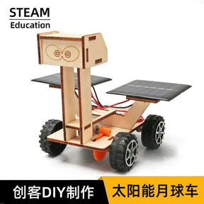 Solar Lunar Exploration Vehicle Kit – DIY Space Rover STEM Toy for Kids