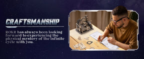Electric Marble Spaceport Puzzle – 3D Wooden Engineering Kit for Creative Minds