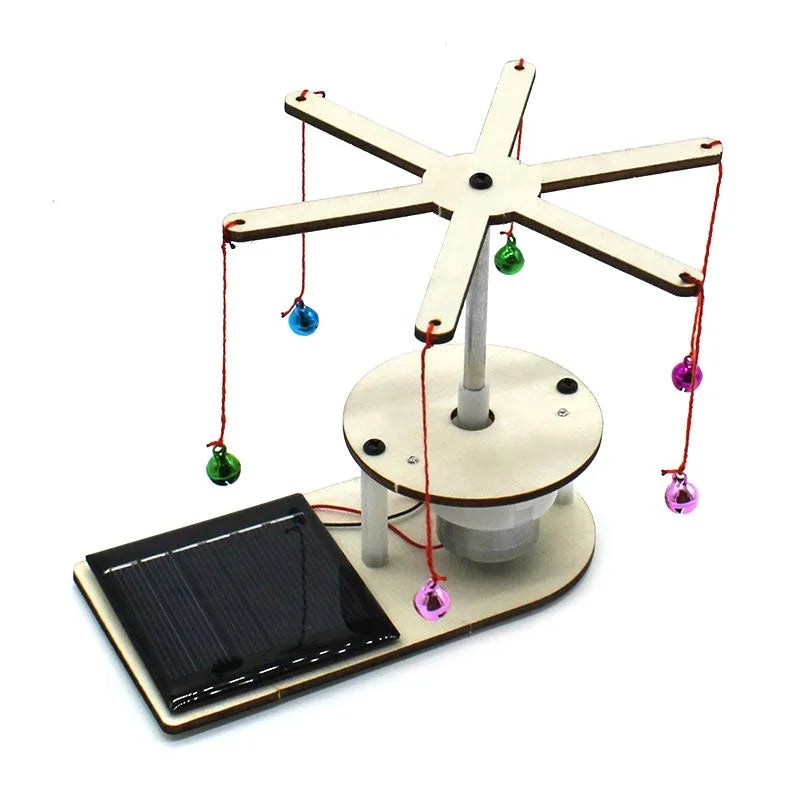 Wooden Solar Energy Conversion Kit – DIY Physics Toy for Renewable Energy Learning